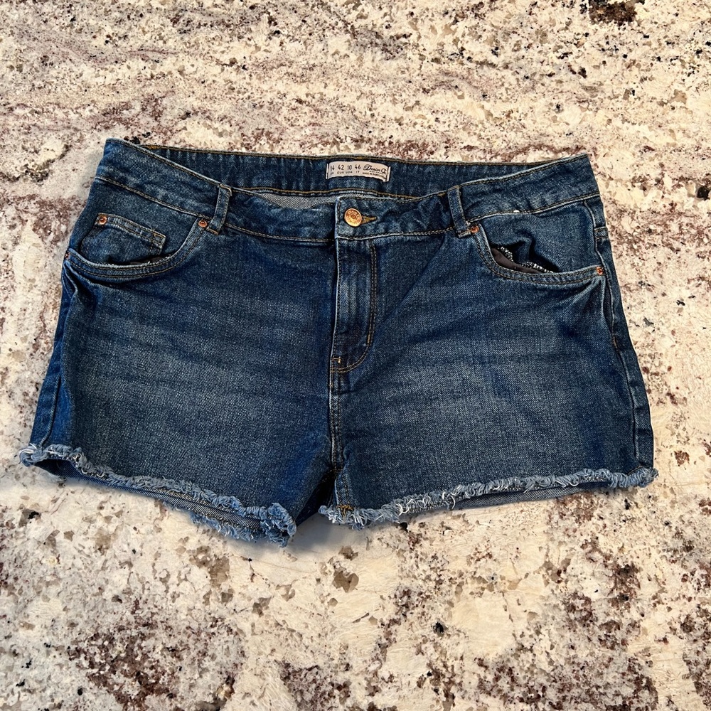 Blue Denim Shorts